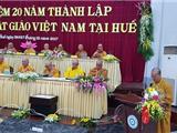 Kỷ Niệm 20 Năm Thành Lập Học Viện Phật Giáo Việt Nam Tại Huế
