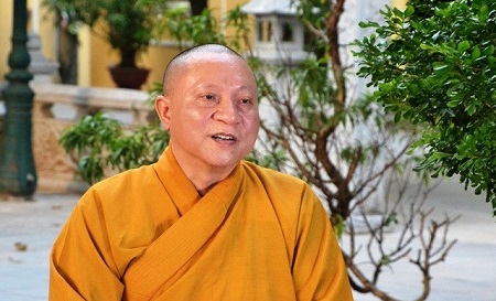 Hòa thượng Thích Gia Quang, Phó Chủ tịch Hội động Trị sự TWGHPGVN (Ảnh: Trà Vân)